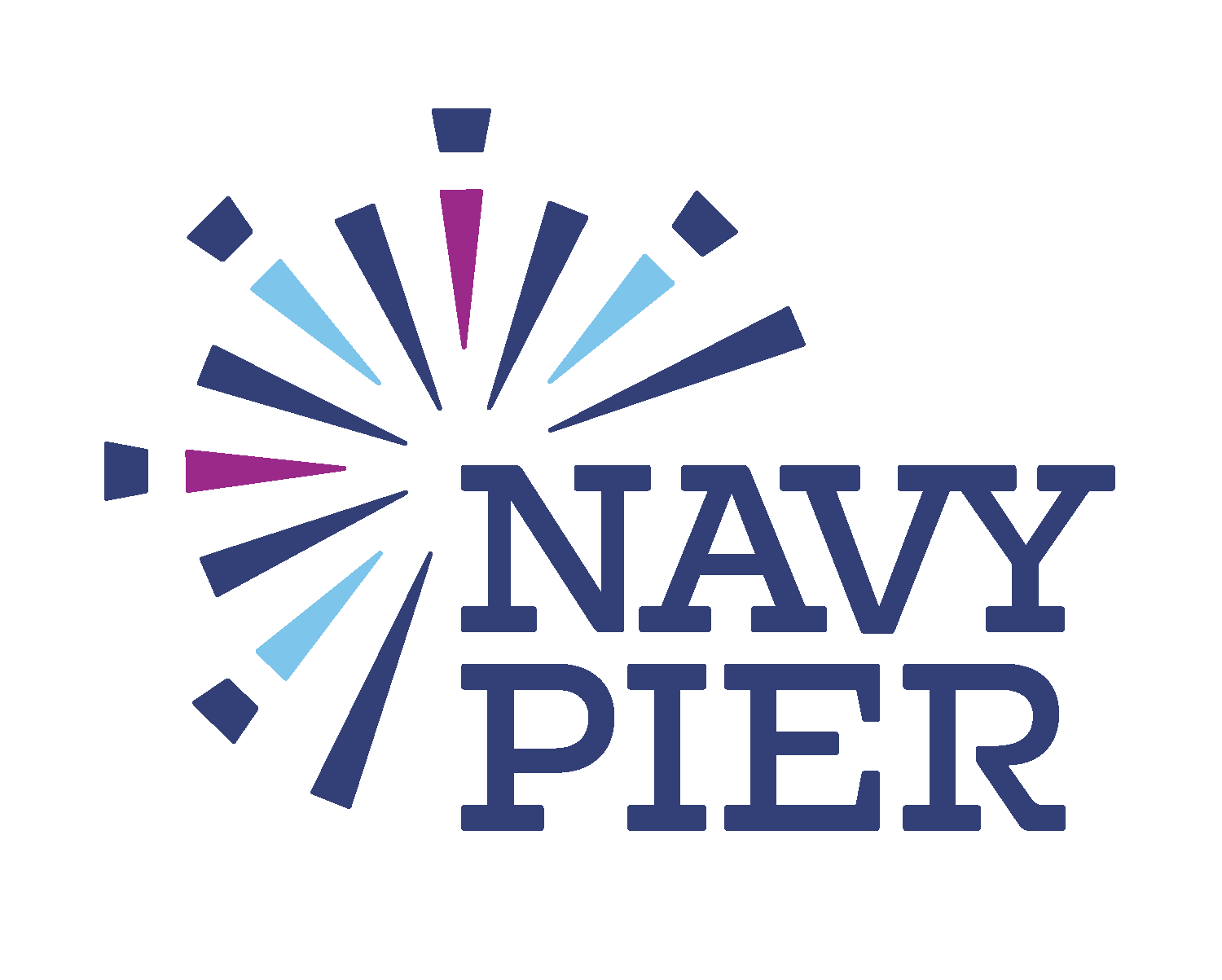 Navy Pier Logo Stacked Full Color